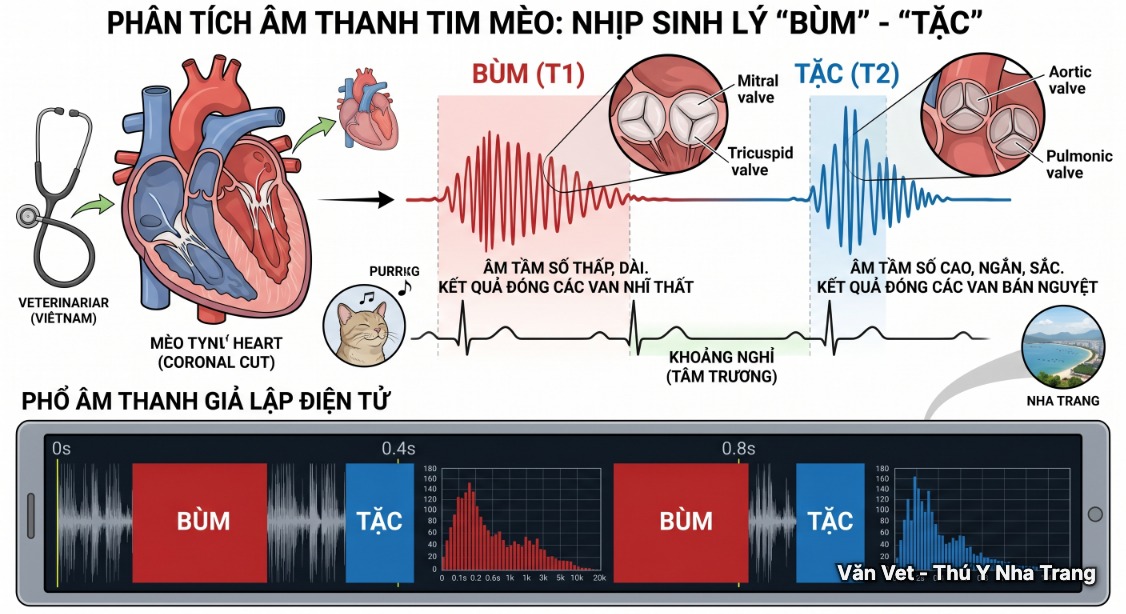 Am thanh tim cho meo